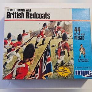 MPC British Redcoats Revolutionary War HO/OO 1-6018 Hobby Railroad RR Train